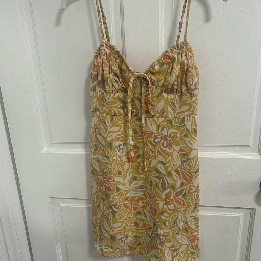 Floral Print Mini Dress